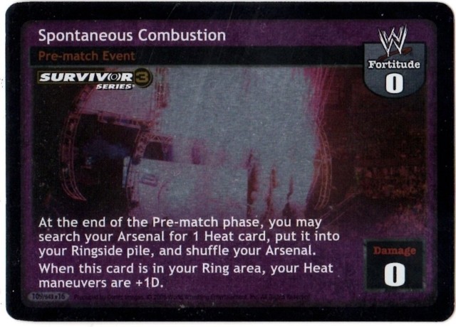 Spontaneous Combustion (SS3) Foil
